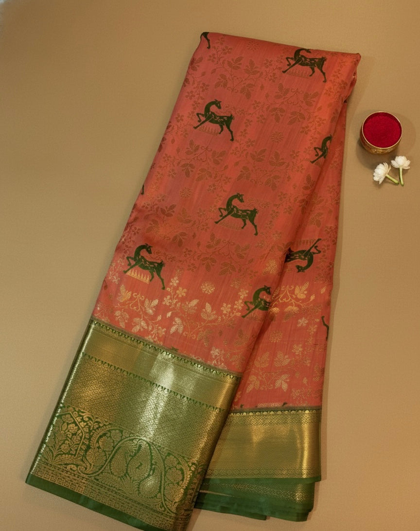 PREMIUM SEMI SILK KANCHIPURAM SAREES